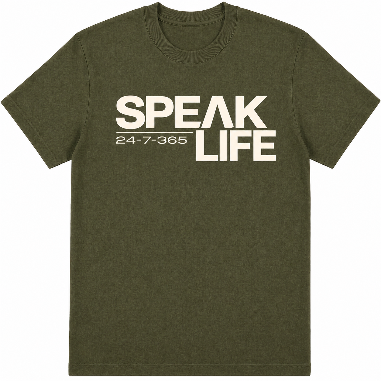 Speak Life Tee - Olive