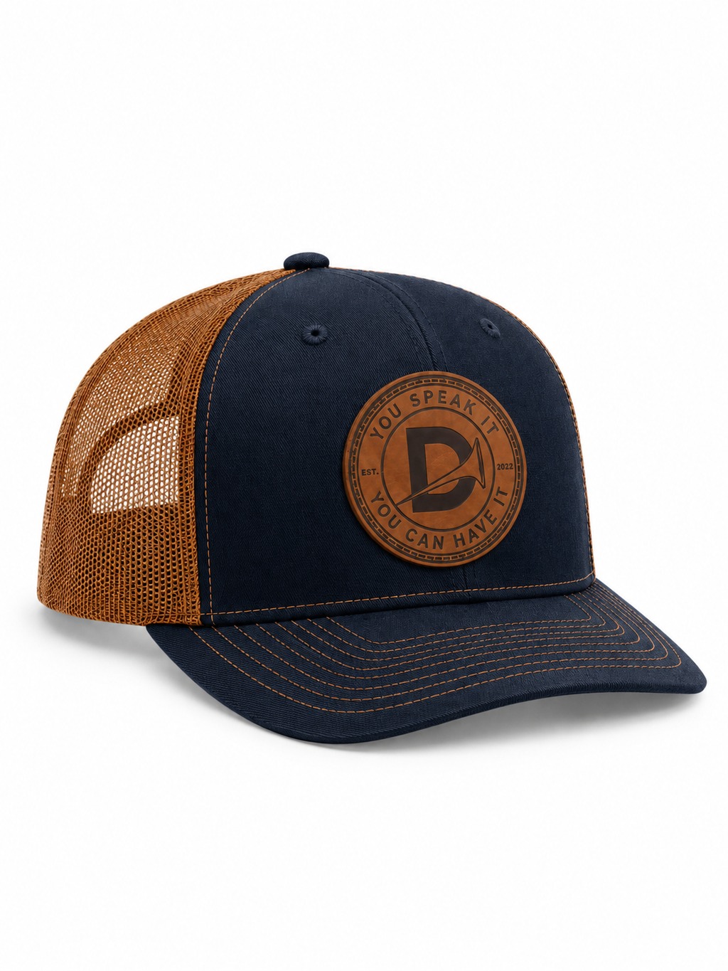 Decree Trucker Hat - Navy Blue