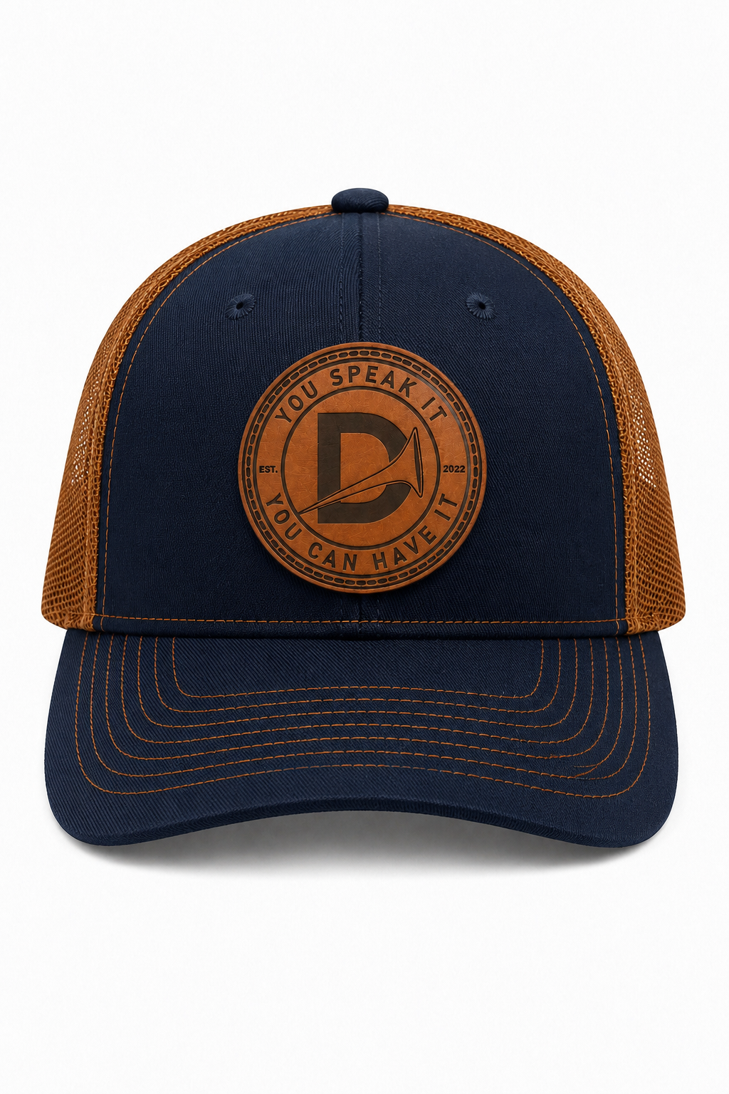 Decree Trucker Hat - Navy Blue