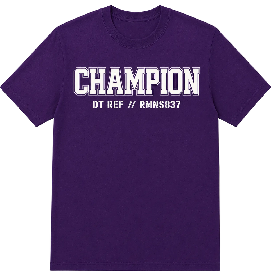 Champion Tee - Purple