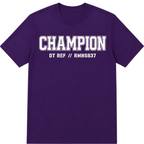 Champion Tee - Purple