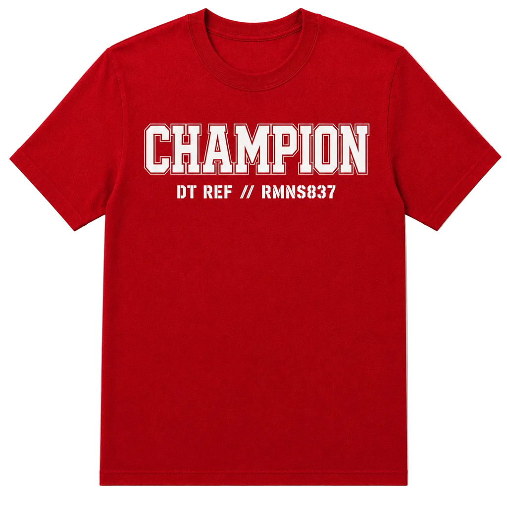 Champion Tee - Red