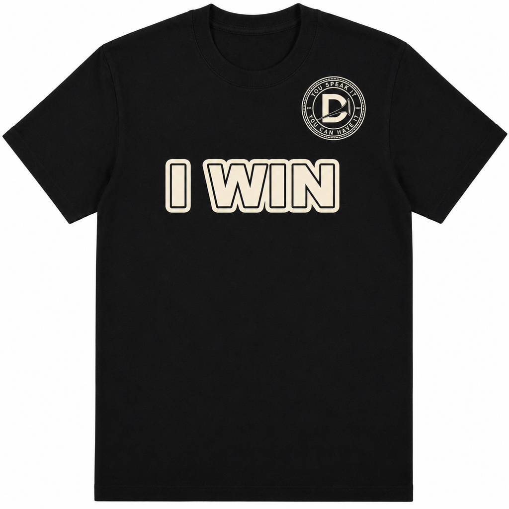 I Win Tee - Black