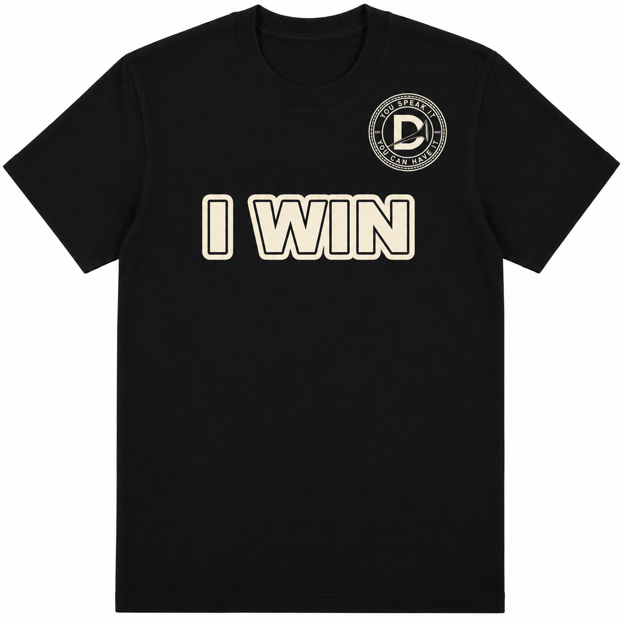 I Win Tee - Black