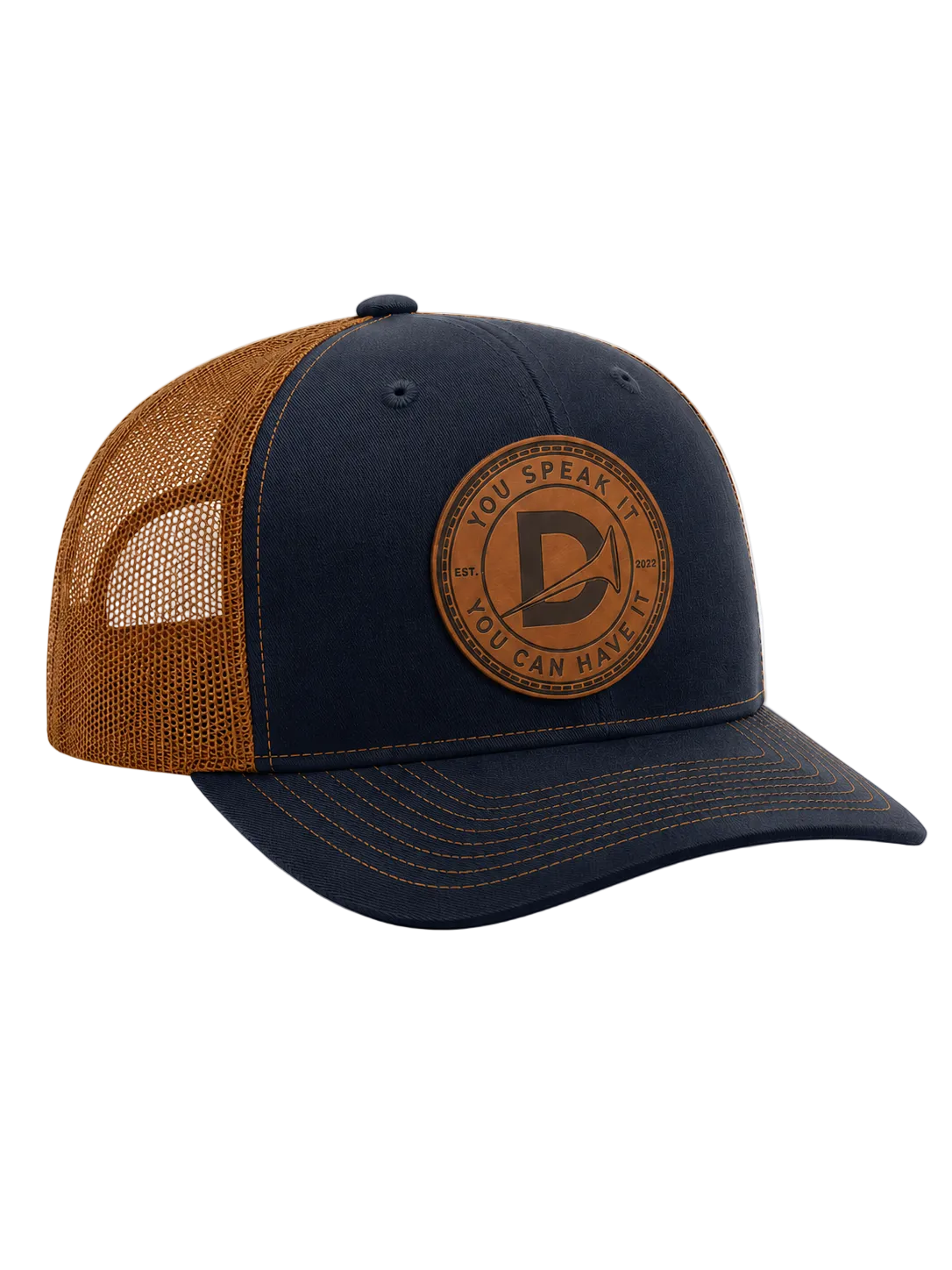 Decree Trucker Hat - Navy Blue