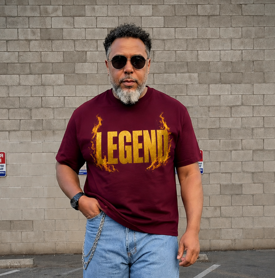 Legend Tee - Burgundy