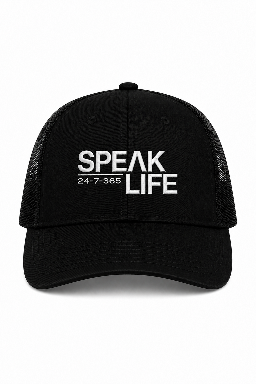 Speak Life Trucker Hat - Black