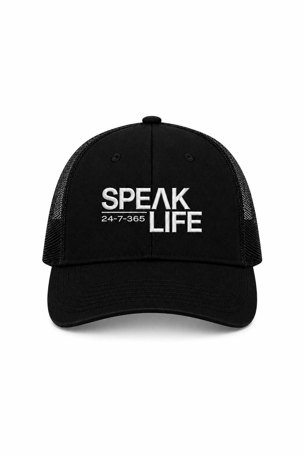 Speak Life Trucker Hat - Black