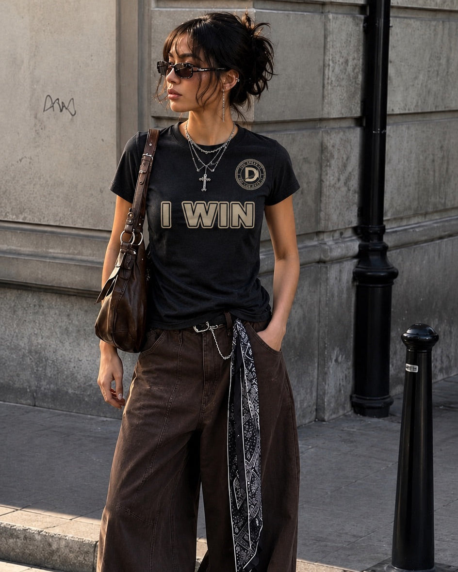 I Win Tee - Black