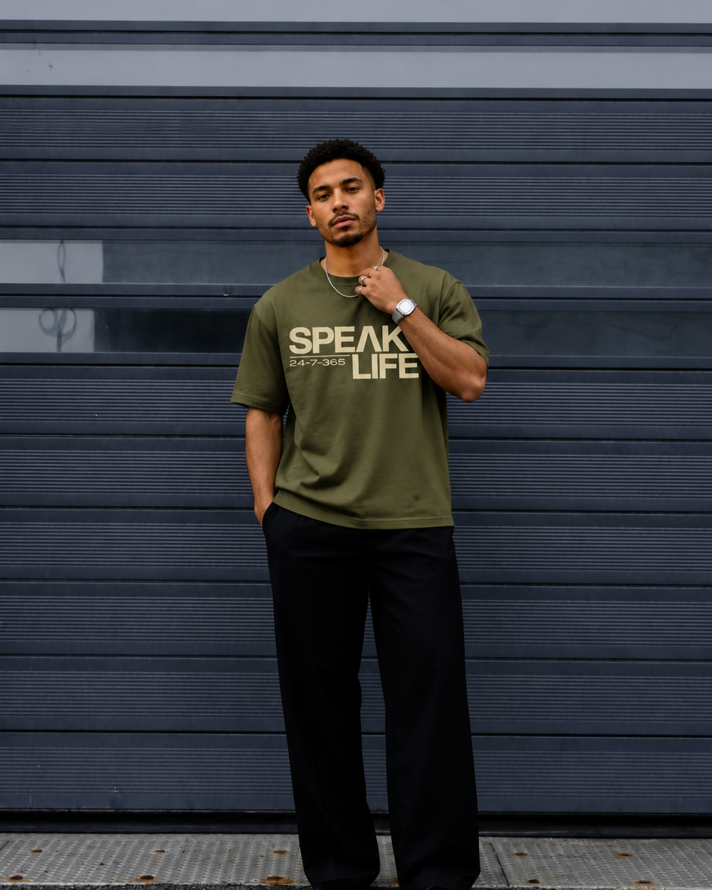 Speak Life Tee - Olive