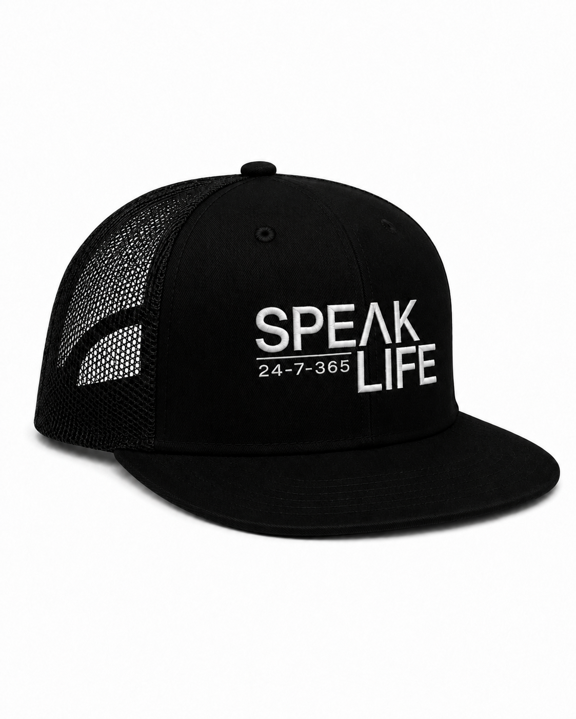 Speak Life Trucker Hat - Black