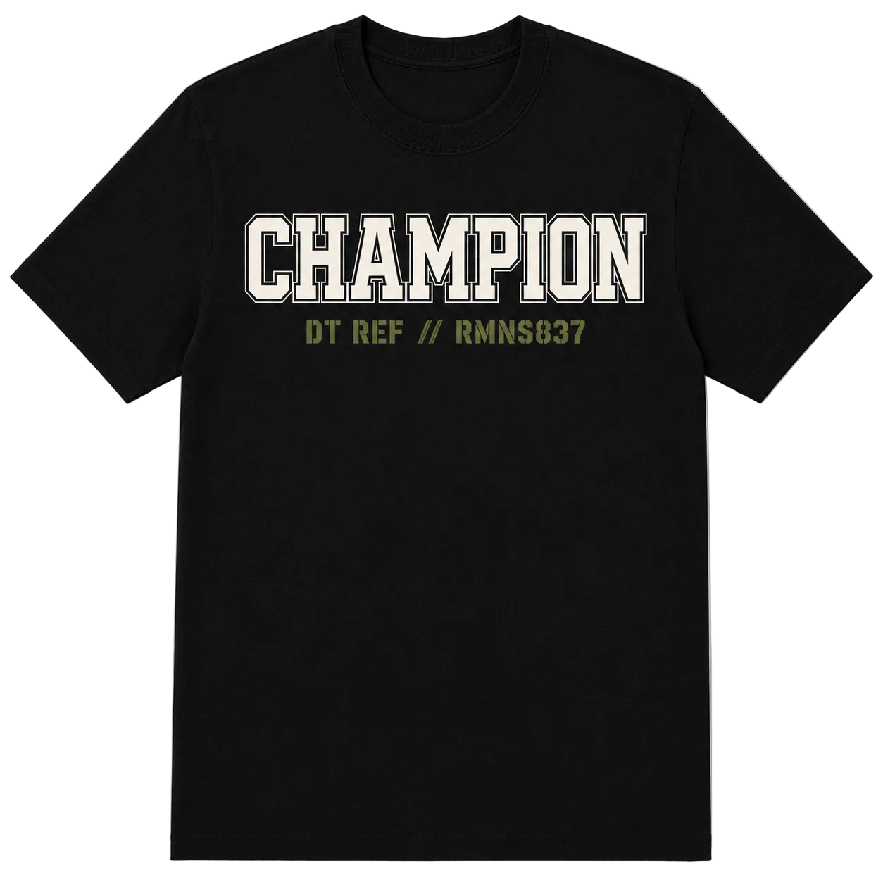 Champion Tee - Black