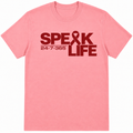 Speak Life Tee - Breast Cancer Pink