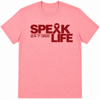 Speak Life Tee - Breast Cancer Pink