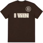I Win Tee - Brown