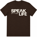 Speak Life Tee - Brown