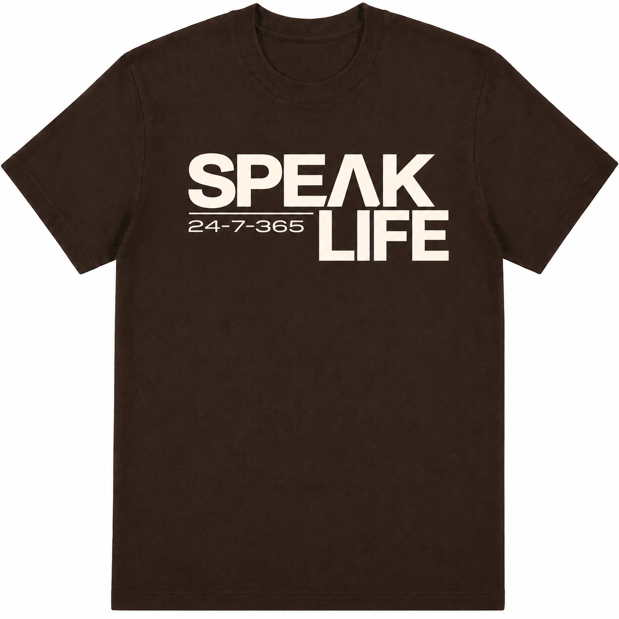 Speak Life Tee - Brown