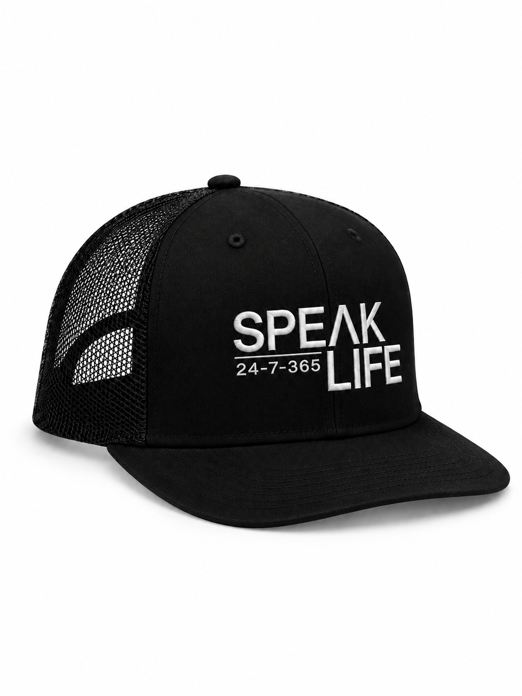 Speak Life Trucker Hat - Black