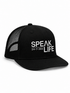 Speak Life Trucker Hat - Black