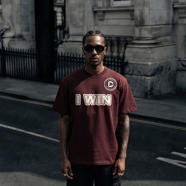 I Win Tee - Burgundy