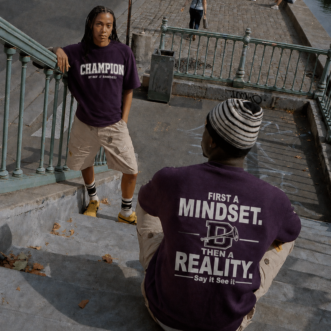 Champion Tee - Purple